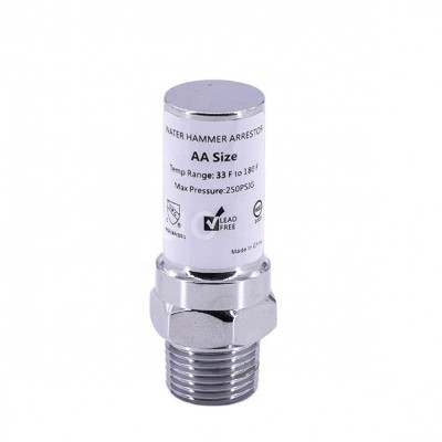 Chrome Plated Male Thread Copper MIP NPT Water Hammer Arrestor