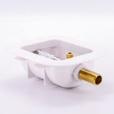 Best Manufacturer Ice Maker  Valve Outlet Box with 1/4 Turn Lead Free ball Valve  ss water hammer arrestor  CUPC certified