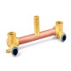 copper pipe assembly for plumbing system water heating system