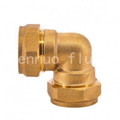 Hot Sale 12mm Copper Pipe Double Elbow Compression Copper Tube Fittings For Water