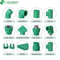 China Plumbing Material PPR Pipe Tube Elbow, Tee Fittings for Water Supply System