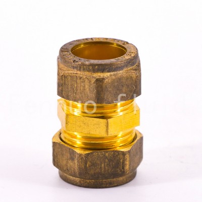 22 mm Copper Pipe Double Ferrule Brass Compression Tube Fittings for Water Dzr