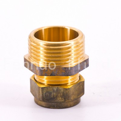 Brass 15mm Solder Fitting Weld Brass Compression Fittings for Copper Pipe