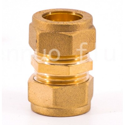 Hot Sale 22 mm Copper Pipe Double Ferrule Compression Tube Fittings for Water